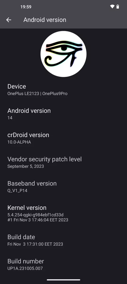 crDroid 10.0-Alpha-1